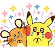 Pikachu Dedenne Happ